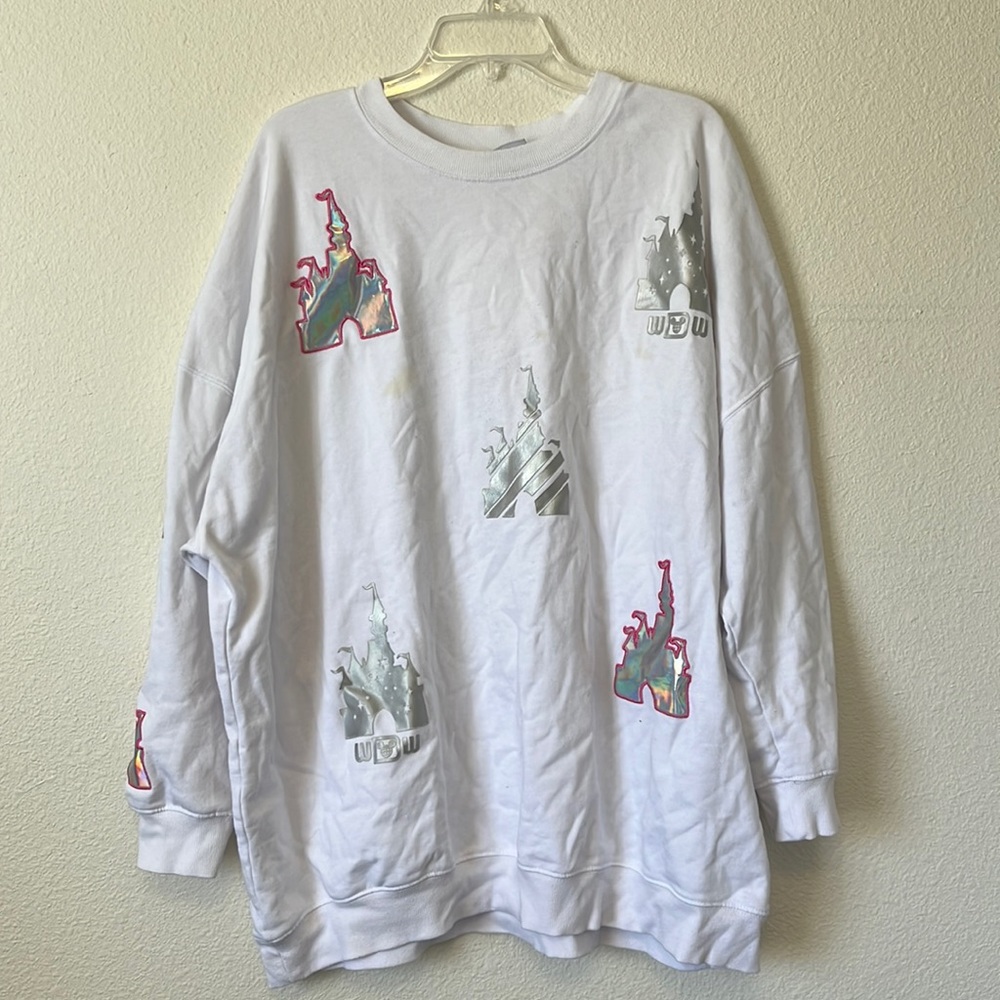 Disney Castle Crewneck Women’s 2X - WITH FLAWS